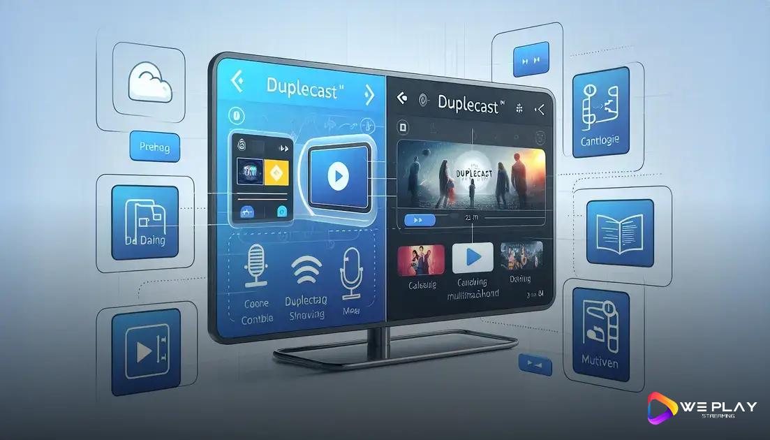 App DUPLECAST na TV LG