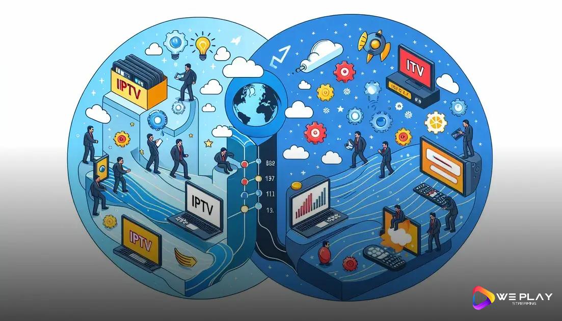 Compreendendo a Diferença entre IPTV e Streaming